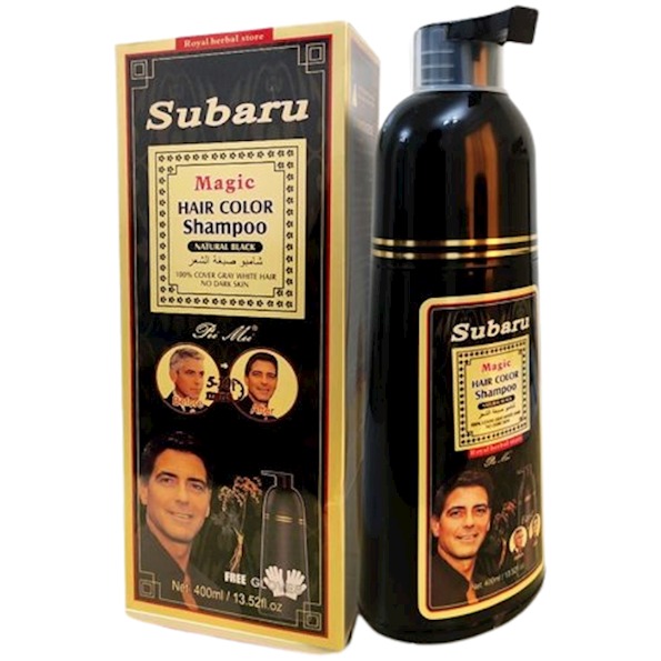 Шампуни тоник Subaru Magic Color Hair Natural Black 400 мл