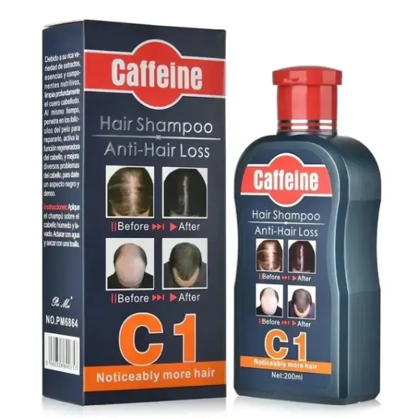 Косметический шампунь от выпадения волос Caffeine Hair Shampoo Anti-Hair Loss C1 200 мл